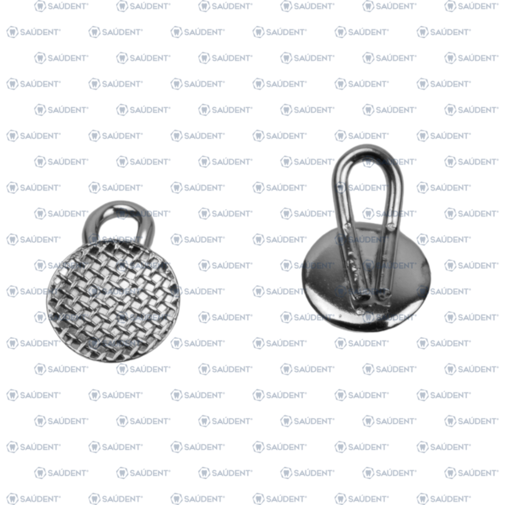BOTÓN LINGUAL BASE REDONDA METAL 10PZ/PACK
