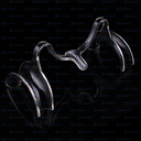 RETRACTOR DE CARRILLO Y LENGUA TRANSPARENTE MED1PZ