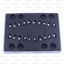 BRACKETS KLASIKO ZAFIRO MINI ROTH 018 20PZAS/PACK