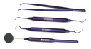 S020 KIT BÁSICO DENTAL MORADO 1x4 SAUDENT (4 PZ)
