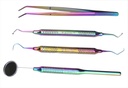S020 KIT BÁSICO DENTAL MULTICOLOR 1x4 SAUDENT (4 PZ)