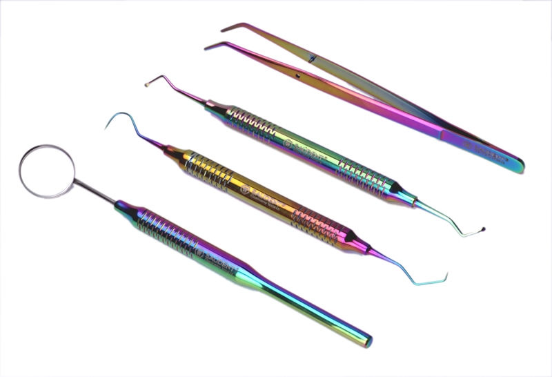 S020 KIT BÁSICO DENTAL MULTICOLOR 1x4 SAUDENT (4 PZ)
