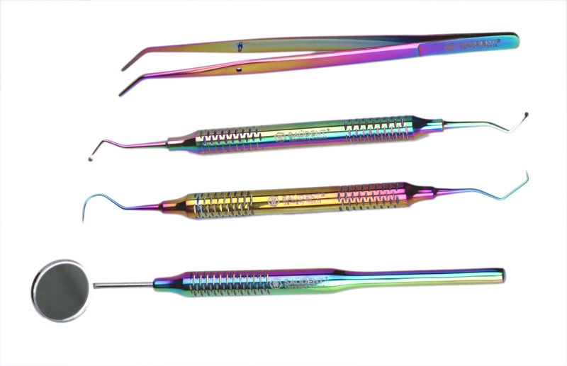 S020 KIT BÁSICO DENTAL MULTICOLOR 1x4 SAUDENT (4 PZ)