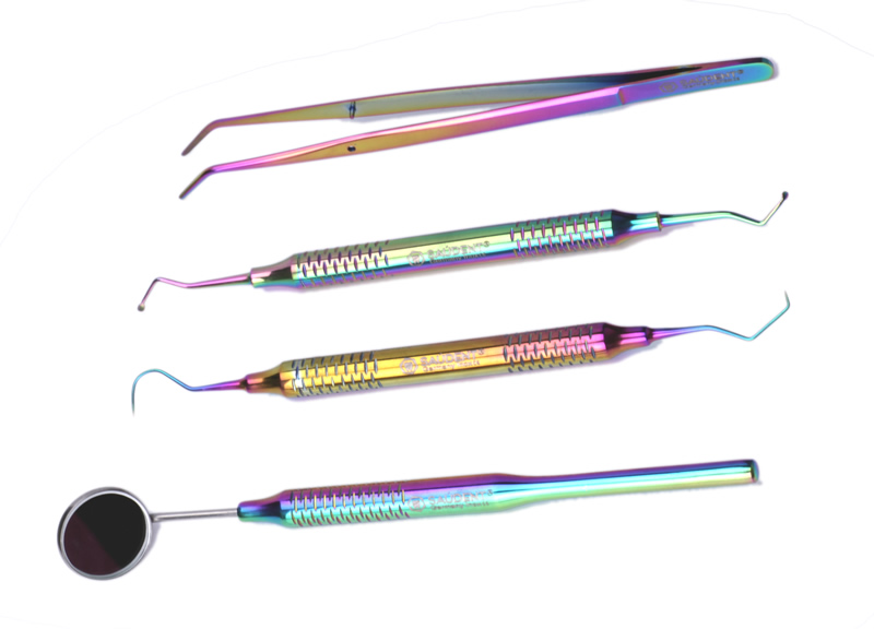S020 KIT BÁSICO DENTAL MULTICOLOR 1x4 SAUDENT (4 PZ)