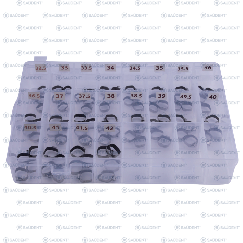 KIT DE BANDAS 1er MOLAR TUBO DOBLE MBT 022 80 PZAS/PACK