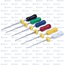 K-FILES STAINLESS STEEL 2DA SERIE 45-80 25MM 6 PZS