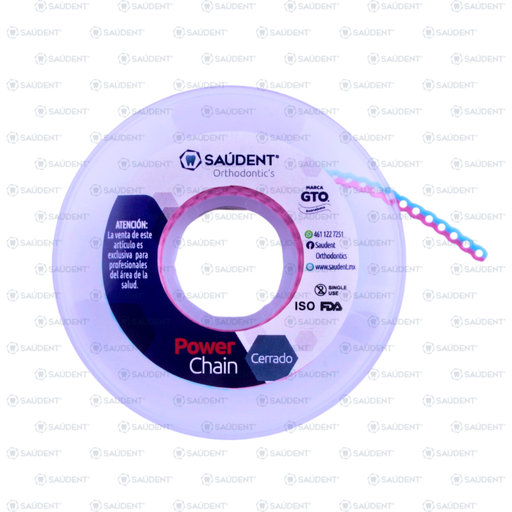 [23563] CADENA CERRADA 106 ROSA/AZUL 1PZ 4.5 M